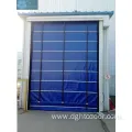 Industrial Wind Resistant Fabric Stacking PVC Door